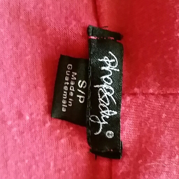 Phopsody  pink juniors S/P shirt - Picture 4 of 4